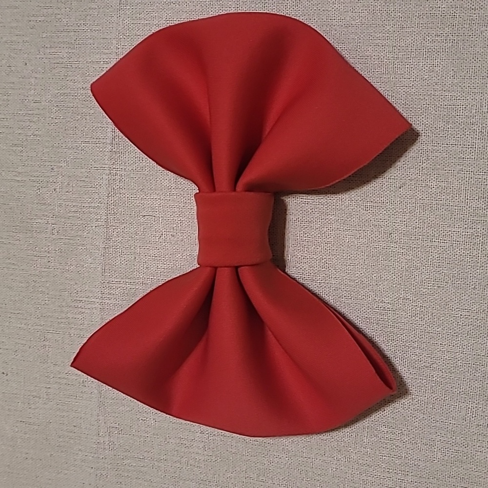 Reddish Pink Hair Bow